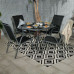 Rio Dining Set - 4 Seater With Parasol
